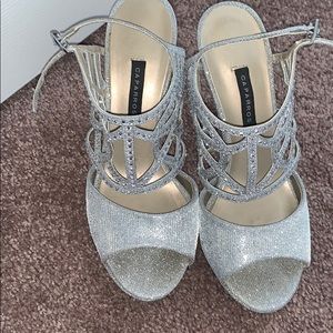 Silver heels